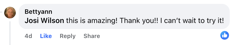 Testimonial from Bettyann