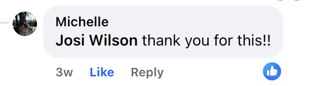 Testimonial from Michelle